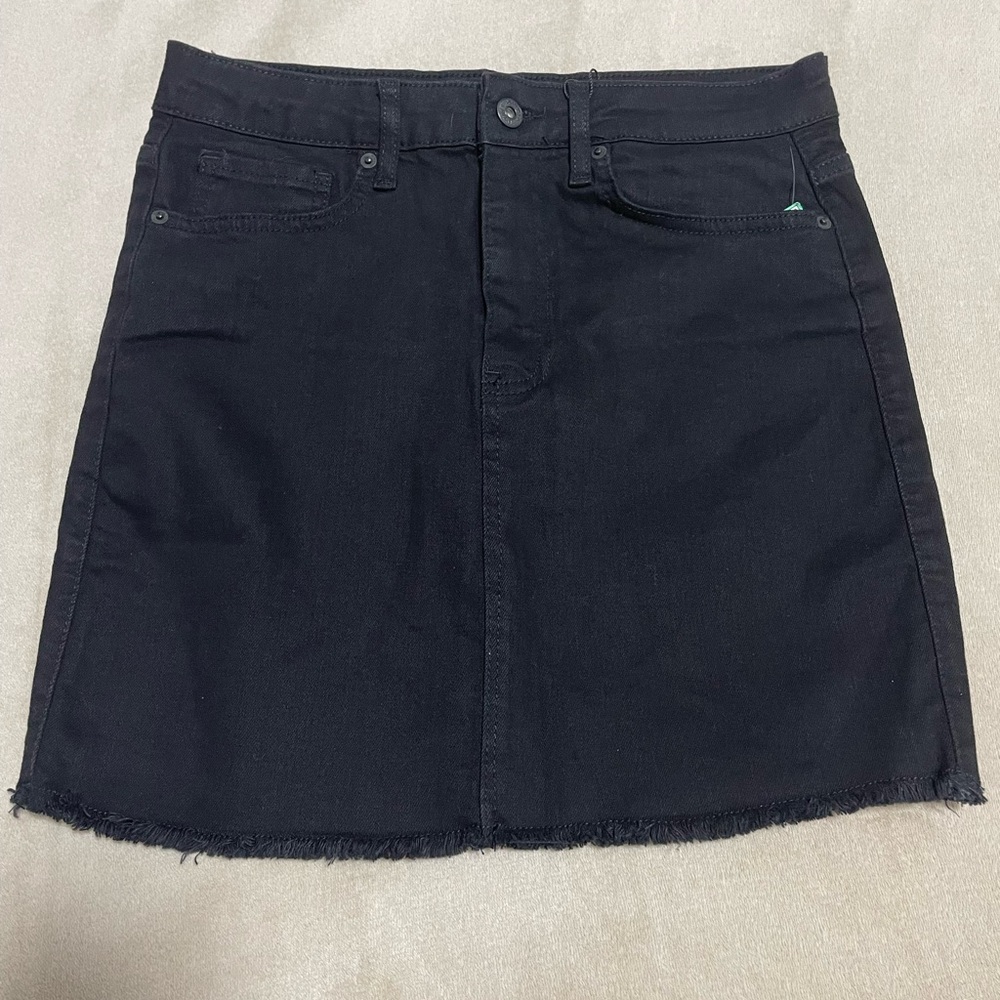 Nasty Gal Be With You In A Mini Denim Skirt